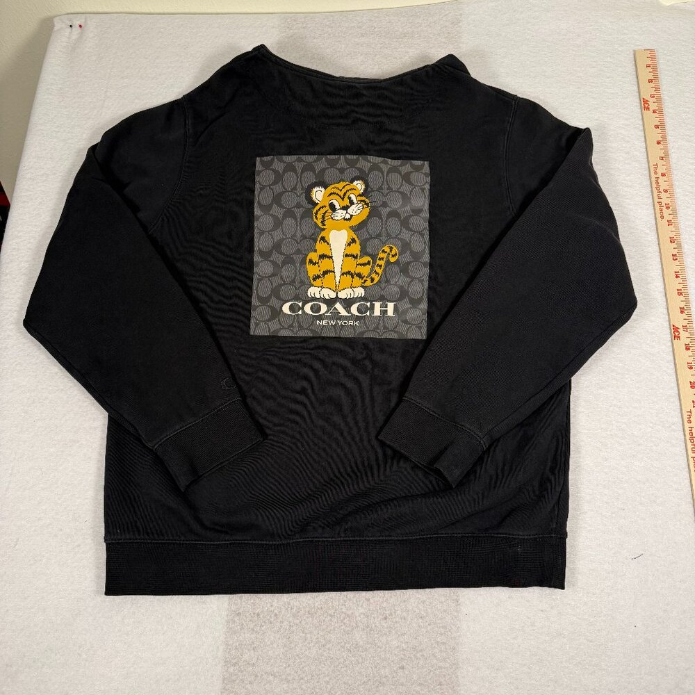 Coach Lunar New Year Tiger Graphic Black Hoodie